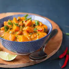 Curry de patate douce et lait de coco - Précision Gourmande